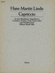 カプリチオ（ハンス＝マルティン・リンデ）(フルート三重奏)【Capriccio】