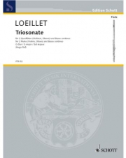 トリオ・ソナタ・ト長調・Op.1・No.2（ジャン＝バティスト・ルイエ）(フルート二重奏+ピアノ)【Trio Sonata in G Major, Op. 1, No. 2】