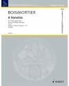 6つのソナタ・Op.7・Vol.2（ジョゼフ・ボダン・ド・ボワモルティエ）(フルート三重奏)【6 Sonatas, Op. 7 for Three Flutes – Volume 2】