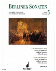 ベルリン・ソナタ・Vol.3（フルート+ピアノ）【Berlin Sonatas Volume 3】