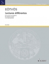 Lectures différentes（ペーテル・エトヴェシュ）（サックス四重奏）