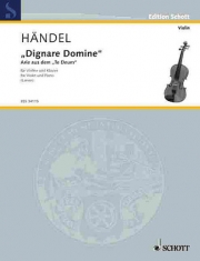 ディグナーレ・ドミニ「テ・デウム」より (ヘンデル)（ヴァイオリン+ピアノ）【Dignare Domine from "Te Deum"】