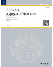 2つのソナタ （ヘンリー・パーセル）（弦楽三重奏+ピアノ）【2 Sonatas of three parts】