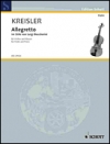 ボッケリーニの様式によるアレグレット（フリッツ・クライスラー）（ヴァイオリン+ピアノ）【Allegretto im Stile von Luigi Boccherini】