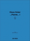 Plainte... (クラウス・フーバー)（ヴィオラ）