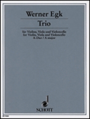 トリオ・イ長調（ヴェルナー・エック）（弦楽二重奏+ピアノ）【Trio A Major】