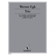 トリオ・ト短調（ヴェルナー・エック）（弦楽三重奏）【Trio G Minor】