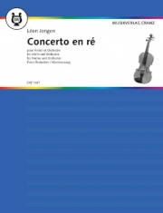 協奏曲・ニ長調（レオン・ジョンゲン）（ヴァイオリン+ピアノ）【Concerto en ré】