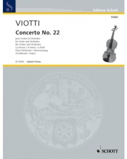 協奏曲・イ短調・No.22  (ジョヴァンニ・バッティスタ・ヴィオッティ)（ヴァイオリン+ピアノ）【Concerto n°22 A minor】