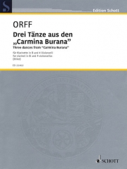 3つの舞曲「カルミナ・ブラーナ」より  (カール・オルフ)（クラリネット+チェロ四重奏）【Three Dances from Carmina Burana】