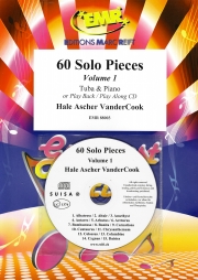 ヘイル・A・バンダーコック小品集・Vol.1（テューバ+ピアノ）【60 Solo Pieces Volume 1】