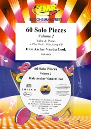 ヘイル・A・バンダーコック小品集・Vol.2（テューバ+ピアノ）【60 Solo Pieces Volume 2】