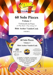 ヘイル・A・バンダーコック小品集・Vol.3（チェロ+ピアノ）【60 Solo Pieces Volume 3】
