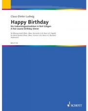 ハッピー・バースデー（クラウス・ディーター・ルドウィック）（木管五重奏）【Happy Birthday】