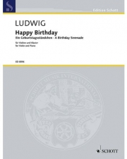 ハッピー・バースデー（クラウス・ディーター・ルドウィック）（ヴァイオリン+ピアノ）【Happy Birthday】