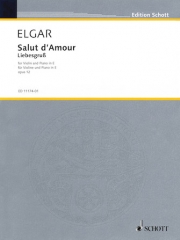 愛の挨拶（エドワード・エルガー）（ヴァイオリン+ピアノ）【Salut d'Amour in E Major, Op. 12, No. 3】