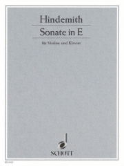 ソナタ・ホ長調  （パウル・ヒンデミット）（ヴァイオリン+ピアノ）【Sonata E Major】