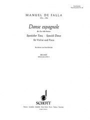スペイン舞曲（マヌエル・デ・ファリャ）（ヴァイオリン+ピアノ）【Spanish Dance (Danse Espagnole)】