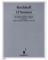 12のソナタ・Vol.2（ゴットフリート・キルヒホーフ）（ヴァイオリン+ピアノ）【Twelve Sonatas Vol. 2】