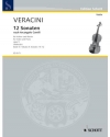 12のソナタ・Vol.4（フランチェスコ・マリア・ヴェラチーニ）（ヴァイオリン+ピアノ）【Twelve Sonatas Vol. 4】