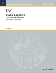 ヴァイオリン協奏曲「ハーレムの千一夜」（ファジル・サイ）（ヴァイオリン+ピアノ）【Violin Concerto “1001 Nights in the Harem”】