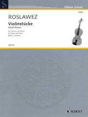 ヴァイオリン小品集・Vol.1（ニコライ・ロスラヴェッツ）（ヴァイオリン+ピアノ）【Violin Pieces – Volume 1】
