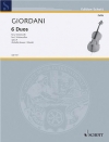 6つのデュオ・Op.4  (トンマーゾ・ジョルダーニ)  (チェロ二重奏)【6 Duos Op. 4】