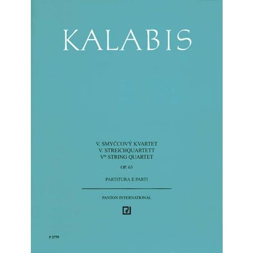 弦楽四重奏曲・No.4・Op.62（ヴィクトル・カラビス）（弦楽四重奏）【String Quartet No. 4 Op. 62】
