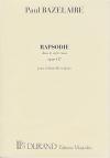 ロシアの様式による狂詩曲・Op.117 （ポール・バズレール）（チェロ+ピアノ）【Rapsodie dans le Style russe Op.117】