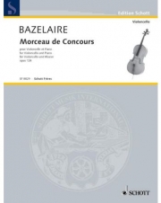 コンクール用小品 （ポール・バズレール）（チェロ+ピアノ）【Morceau de Concours】
