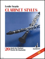 クラリネット・スタイル（レスリー・サール）  (クラリネット二重奏)【Clarinet Styles】