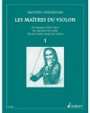 ヴァイオリンの達人・Vol.1（マチュー・クリックボーム）  (ヴァイオリン)【The Masters of the Violin Vol. 1】