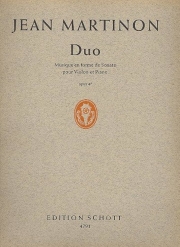 デュオ （ジャン・マルティノン）（ヴァイオリン+ピアノ）【Duo】