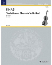 Variationen über ein Volkslied（アルミン・ナブ）（ヴァイオリン）