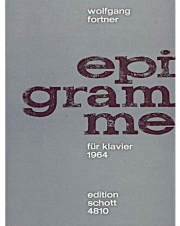 エピグラム（ヴォルフガング・フォルトナー）【Epigramme】