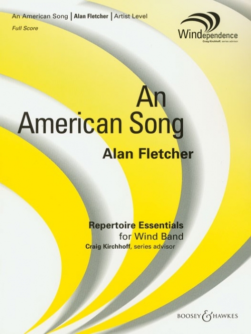 アメリカの歌（アラン・フレッチャー）（スコアのみ）【An American Song】