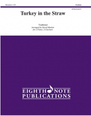 わらの中の七面鳥（オクラホマミキサー）(木管四重奏)【Turkey in the Straw】