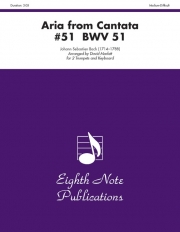 アリア「カンタータ・No.51・BWV.51」より（バッハ）(トランペット二重奏+ピアノ)【Aria from Cantata #51 BWV 51】