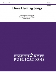 3つのハンチング・ソング（フランツ・シューベルト）(ホルン四重奏)【Three Hunting Songs】