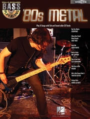 80年代メタル曲集【'80s Metal Bass Play-Along Volume 16】