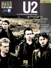 U2曲集【U2 Bass Play-Along Volume 41】