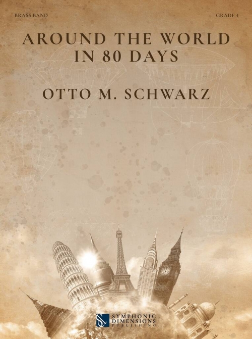 80日間世界一周（オットー・M・シュヴァルツ）（金管バンド）（スコアのみ）【Around the world in 80 days】