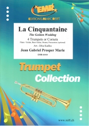 金婚式 (ガブリエル・マリー)（トランペット四重奏）【La Cinquantaine】