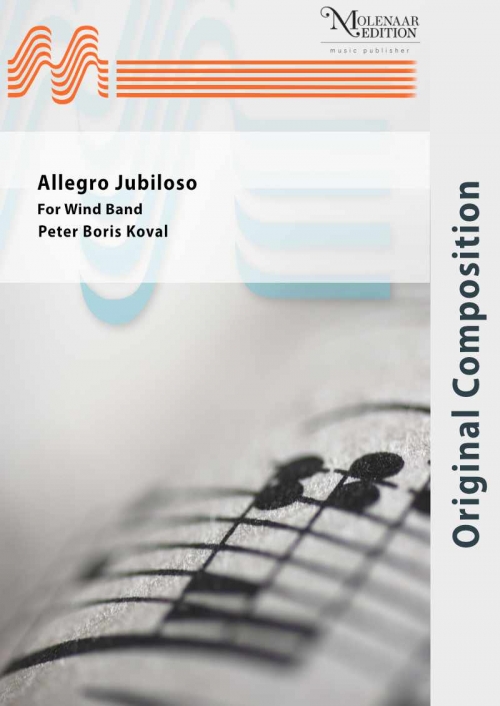 アレグロ・ジュビローソ  (ピーター・ボリス・コヴァル)（スコアのみ）【Allegro Jubiloso】