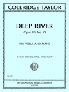 ディープ・リバー・Op.59・No.10（サミュエル・コールリッジ＝テイラー）（ヴィオラ+ピアノ）【Deep River, Opus 59, No. 10】