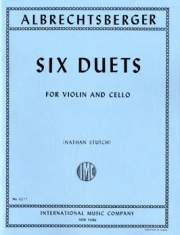 6つのデュオ（ヨハン・ゲオルク・アルブレヒツベルガー）（弦楽二重奏）【Six Duets】