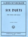 6つのデュオ（ヨハン・ゲオルク・アルブレヒツベルガー）（弦楽二重奏）【Six Duets】