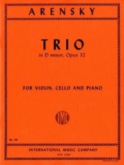 トリオ・ニ短調・Op.32（アントン・アレンスキー）（弦楽二重奏+ピアノ）【Trio D minor op. 32】