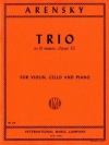 トリオ・ニ短調・Op.32（アントン・アレンスキー）（弦楽二重奏+ピアノ）【Trio D minor op. 32】