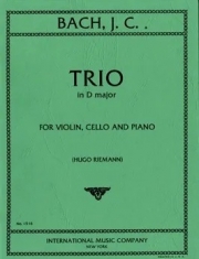 トリオ・ニ長調（ヨハン・クリスティアン・バッハ）（弦楽二重奏+ピアノ）【Trio in D Major】